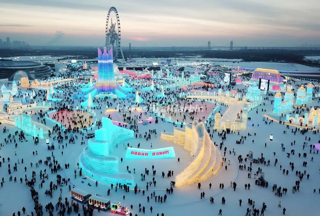 Harbin Ice and Snow Festival in China