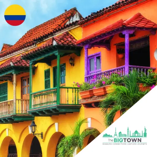 eSIM de données pour la Colombie